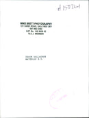 Shaun Gallagher - Vintage Photograph