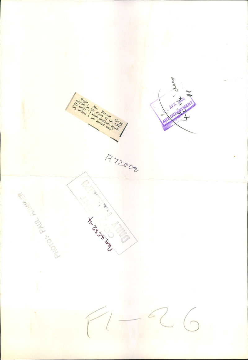 HET ING UNLESS SHALL CONTINUE TEACH SAID RIGHT BAD STUDY THE ISE PAUL - Vintage Photograph