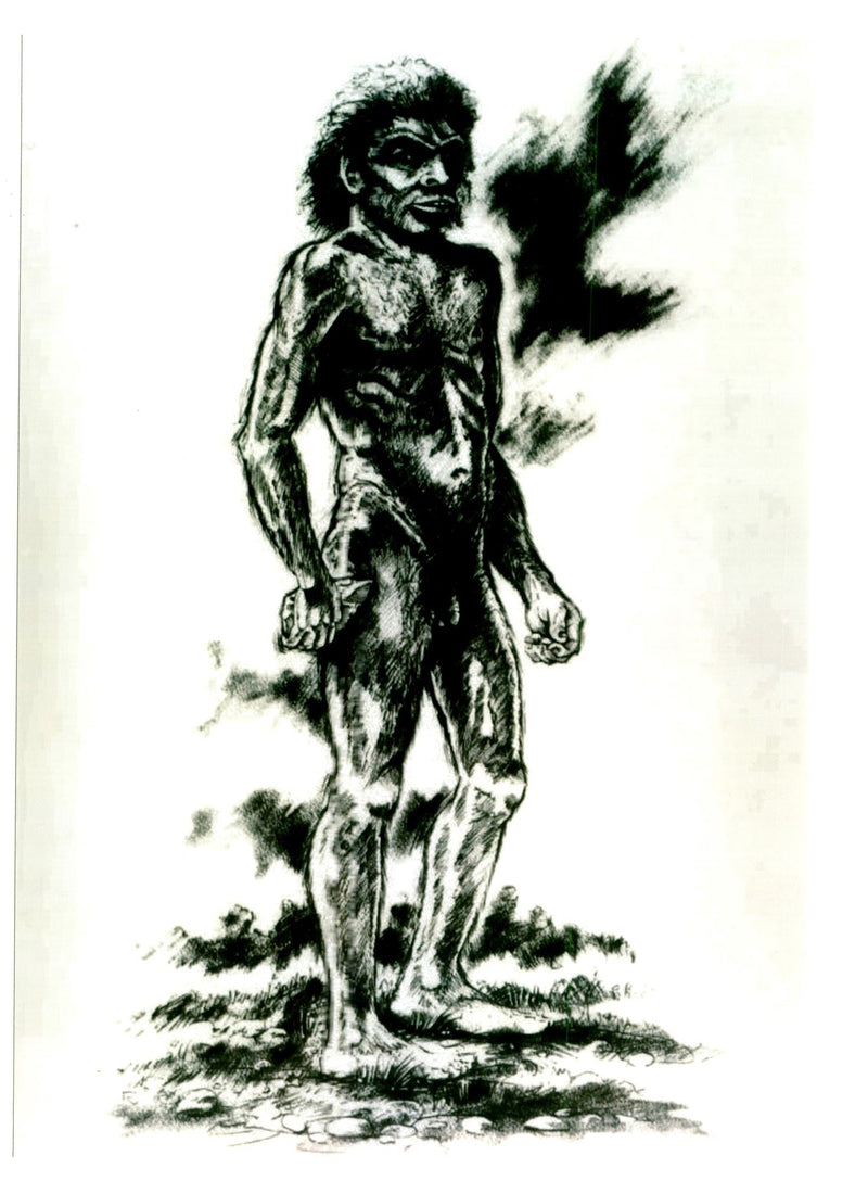 1995 TOOTH FOUND NEAR THE SITE PETER DUNN KINGDOM WRITER UNITED BRITAIN - Vintage Photograph