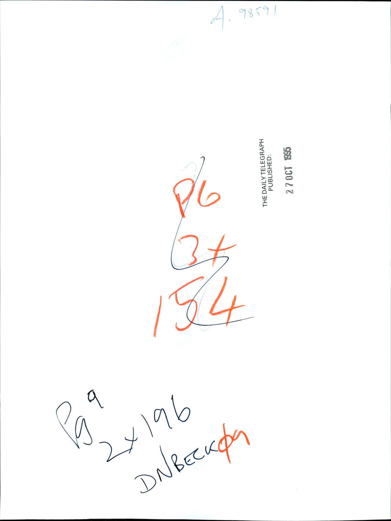 1995 CELIA BECKETT WAS FOUND GUILTY MURDER TONY PRIME MAYNARD PUBLISHED - Vintage Photograph