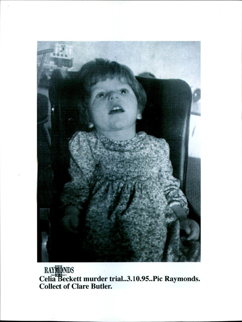 1995 PUEY CELIA BECKETT MURDER TRIALPIC RAYMONDS COLLECT CLARE ADAM BUTLER - Vintage Photograph