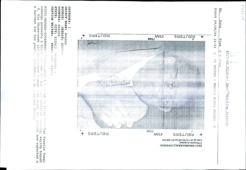 1994 CYAN MAGENTA VELOW NEON MOCENT TONY PRIME WRITER COUNTRY - Vintage Photograph