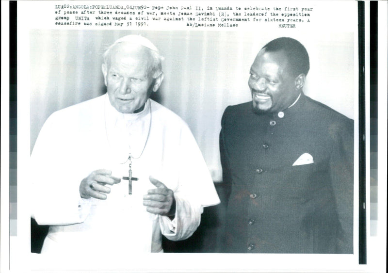 Pope John Paul II - Vintage Photograph