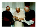 Pope John Paul II, Joseph Ratznger and Bernard Law - Vintage Photograph