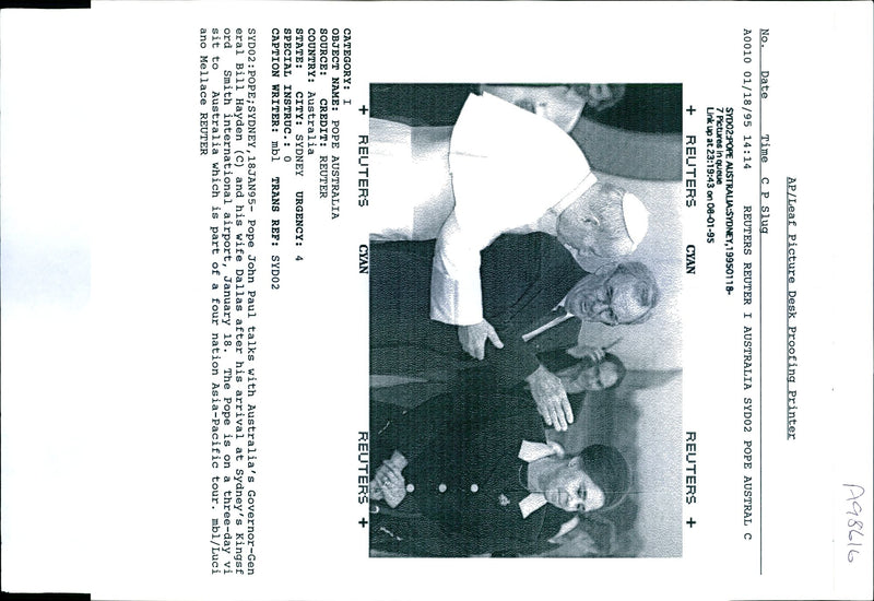 Pope John Paul II - Vintage Photograph