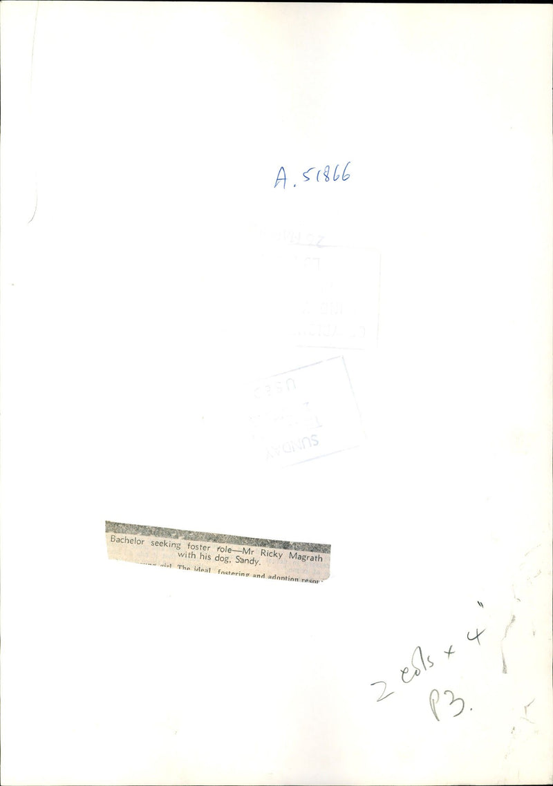 Ricky Magrath - Vintage Photograph