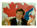 1995 RESULTS FROM THE CREE REFERENDUM MATTHEW COON TITLE WRITER COUNTRY GRAND - Vintage Photograph