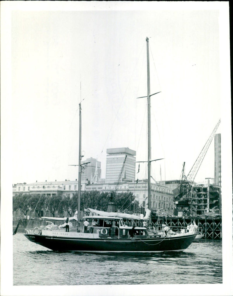 Ships: Yachts: Sea Star - Vintage Photograph