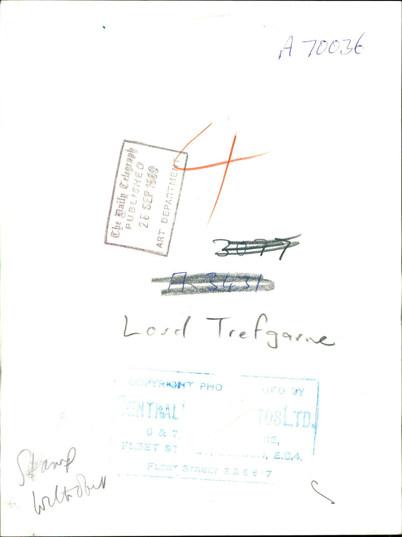 Lord Trefgarne - Vintage Photograph