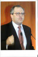 1995 COLOMBIAN PRESIDENT ERNESTO SAMPER WAS ACCUSED FUNDIN WRITER PRESS PALACE - Vintage Photograph