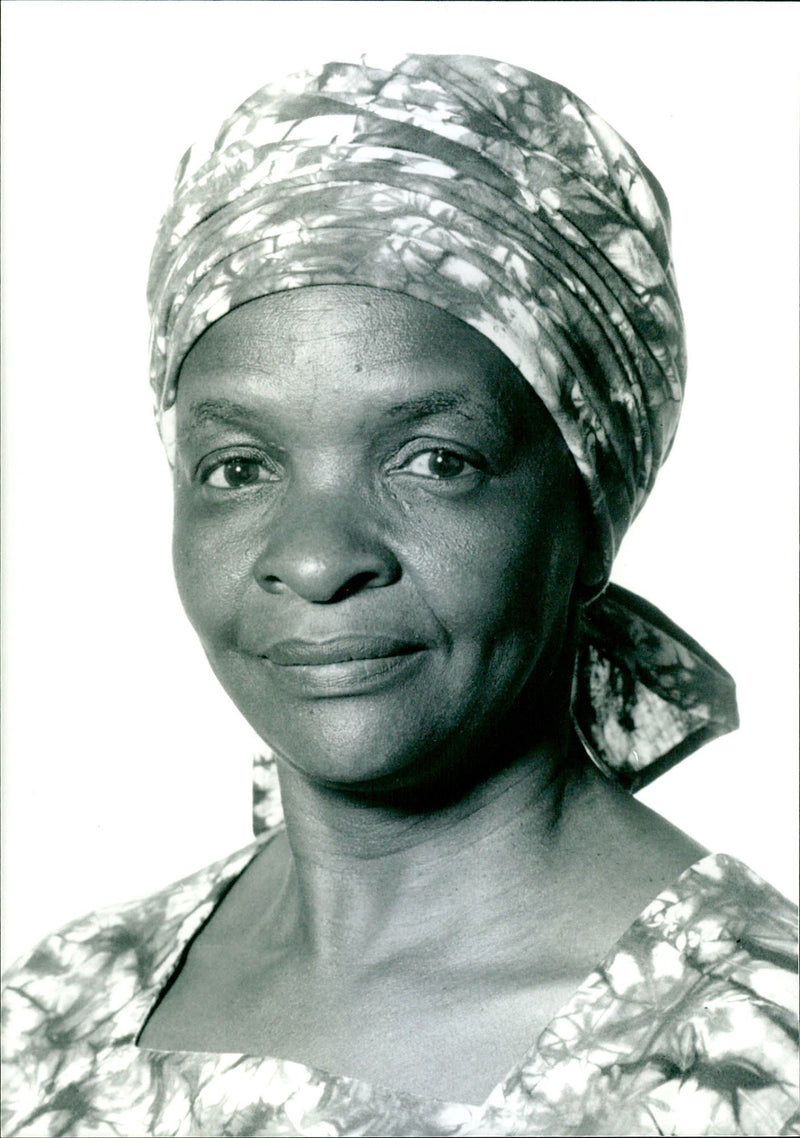 Victoria Chitepo, Minister of Natural Resources and Tourism, Zimbabwe - Vintage Photograph