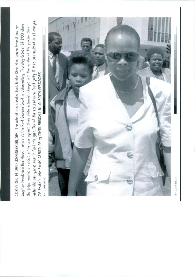 Limpho Hani and Nomakhwezi Hani - Vintage Photograph