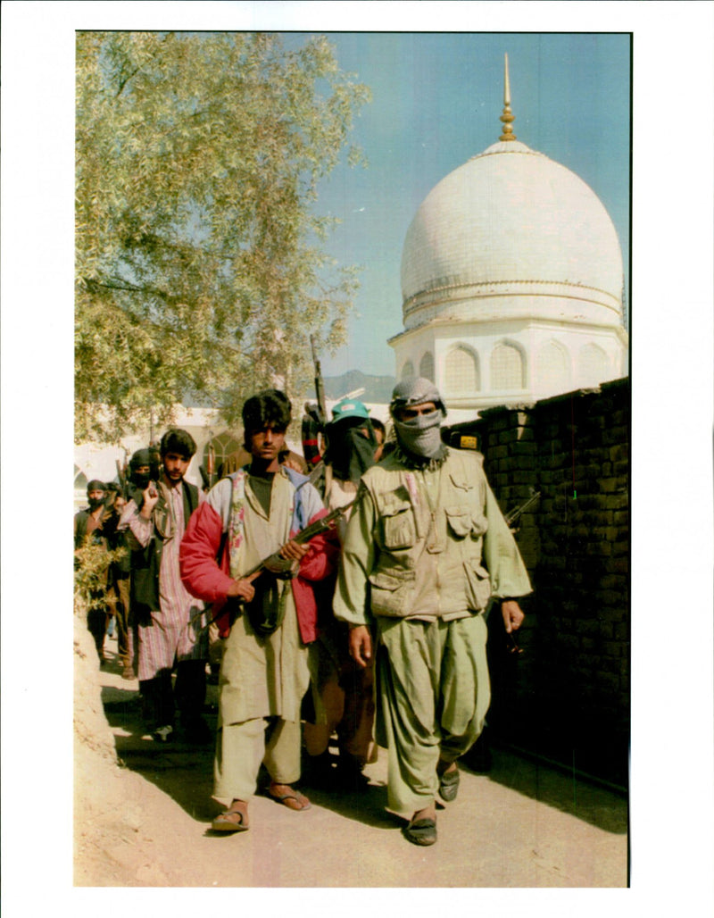 Armed fighters. - Vintage Photograph