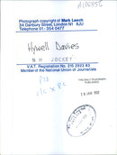 Hywel Davies - Vintage Photograph