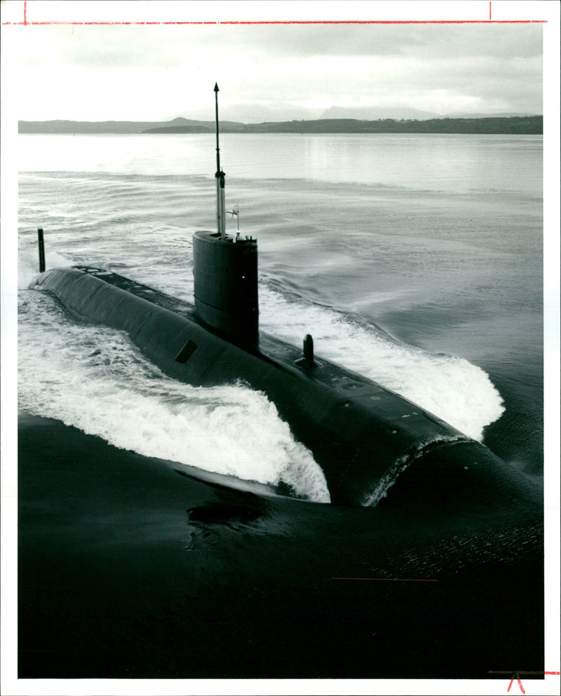 Submarine HMS Tireless - Vintage Photograph