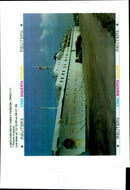 1996 THE AVRA SYA FERRY CARRYING ANATOLIAN REUTERS SHIP WRITER RUSSIAN BUILT - Vintage Photograph