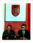 1995 MOMCILO KRAJISNIK BOSNIAN BILL SMITH WRITER PRESS COUNTRY TITLE CAPITAL - Vintage Photograph