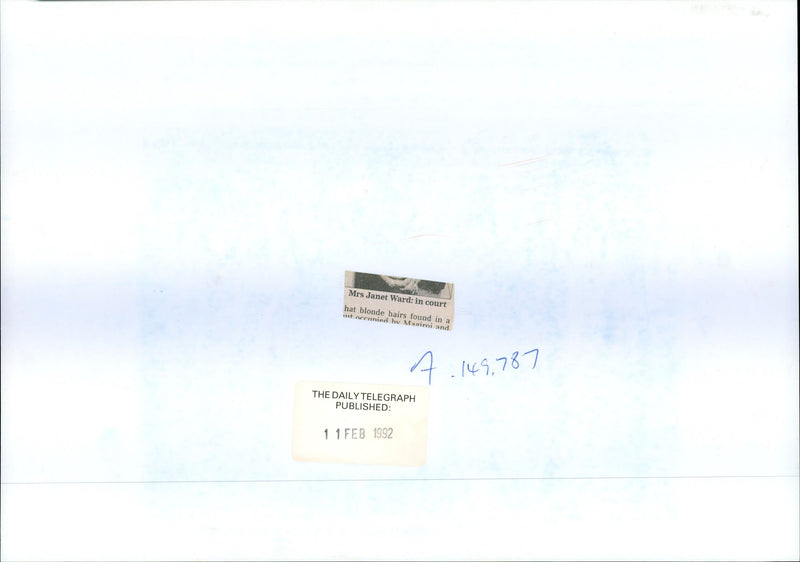 1992 JULIE ANNE WARD WAS MURDERED KENYA TWO KENYAS GAME PUBLISHED BRITISH - Vintage Photograph