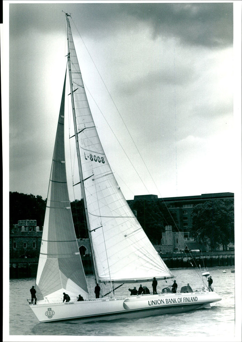 Ship: Yacht Union Bank of Finland - Vintage Photograph