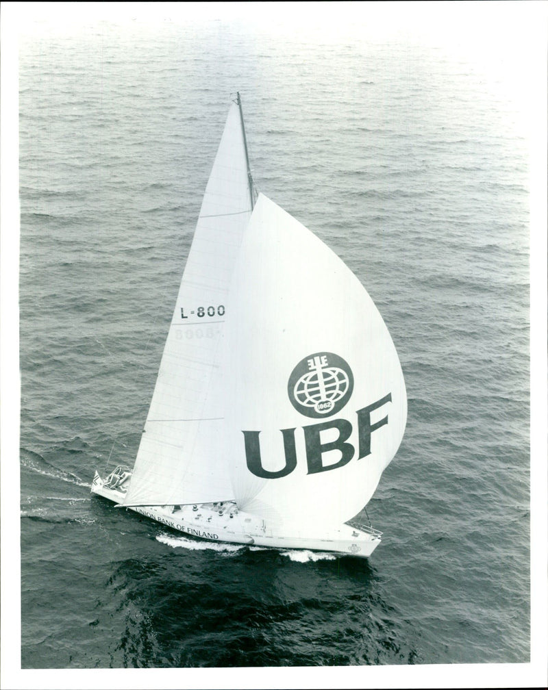 Ship: Yacht Union Bank of Finland - Vintage Photograph