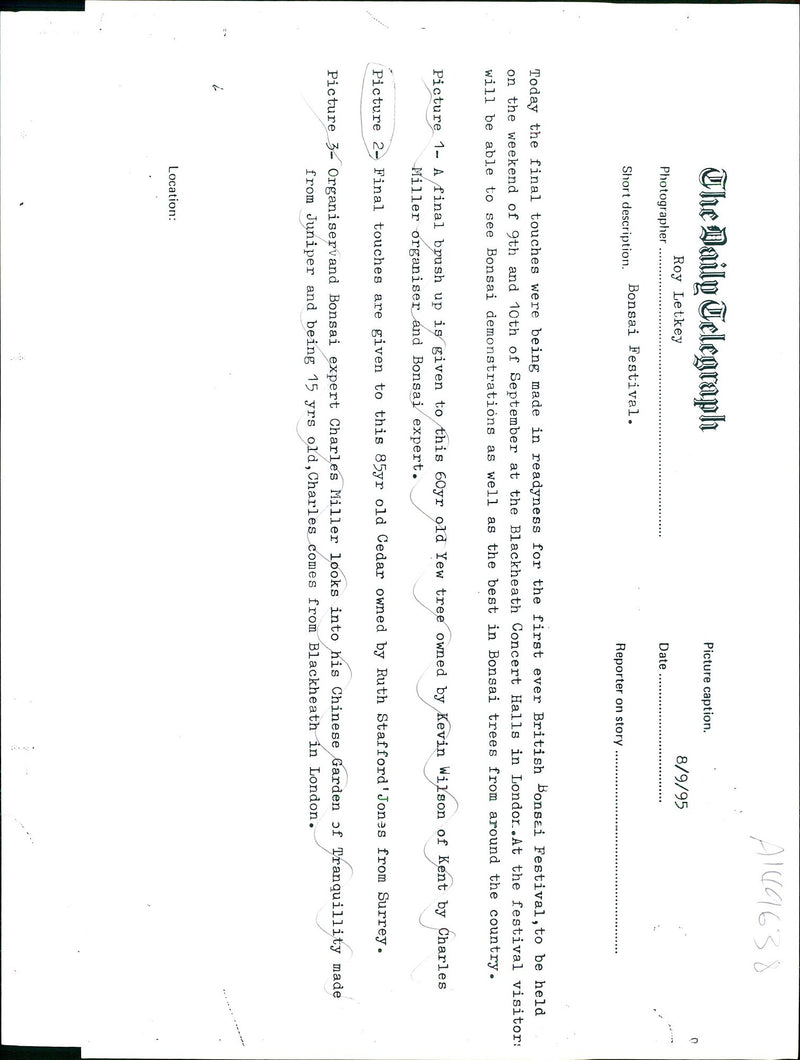 BRITISH CHARLES CONCERT WELL FESTIVAL - Vintage Photograph