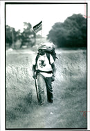 KENYAN MICHAEL WERIKHE ARRIVED ENGLAND YESTERDAY CONTINUE HIS BLACK - Vintage Photograph