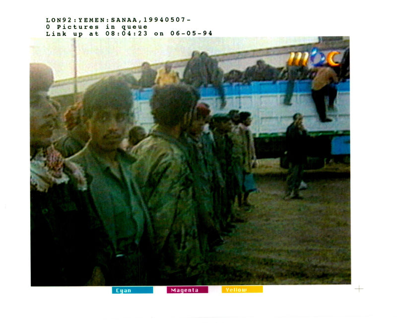 War in Yemen - Vintage Photograph