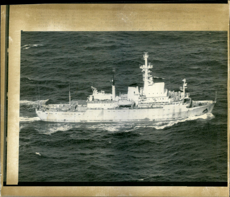 Russian Spy ships - Vintage Photograph