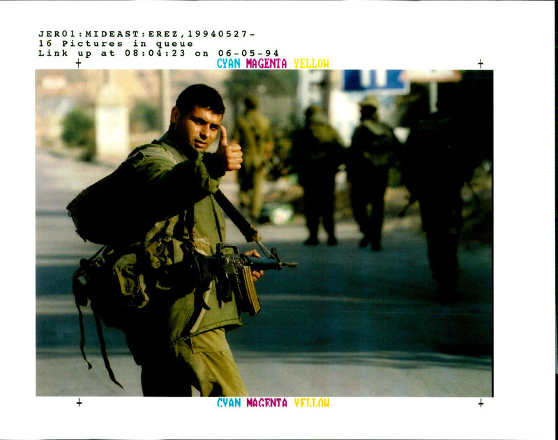 Gaza-Jericho Deal - Vintage Photograph