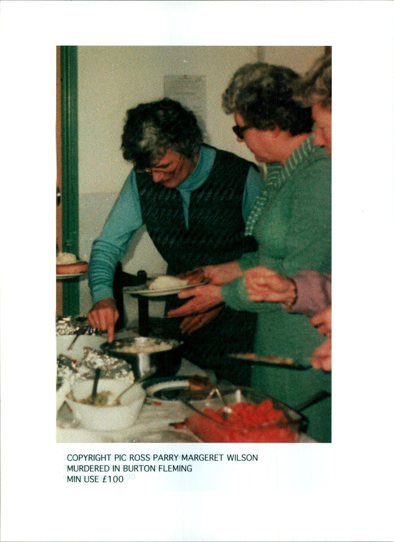 1995 MICHEAL WILSON WAS MURDERED ROSS PARRY BURTON FLEMING MIN PUBLISHED - Vintage Photograph