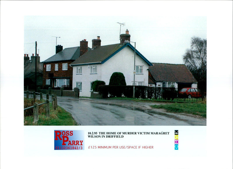 1995 THE HOME MURDER VICTIM MARAGRET WILSON DRIFFIELD PARRY MINIMUM PER - Vintage Photograph