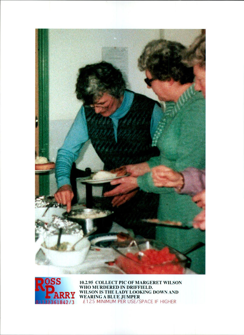 1995 SMUM DOSS COLLECT PIC MARGERET WILSON WHO MURDERED DRIFFIELD PARRY - Vintage Photograph