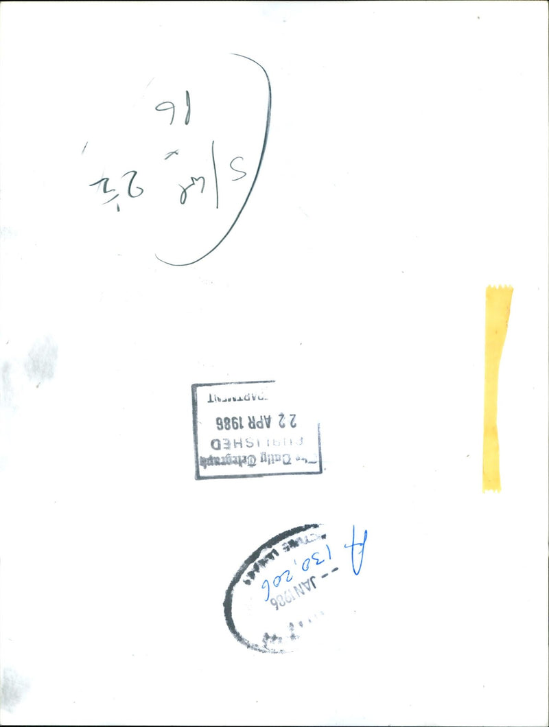 1986 MURDERED THE BODY WAS NEVER FOUND FIELD FLON - Vintage Photograph