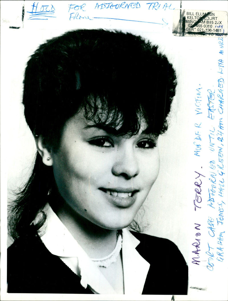 1986 MURDERED THE BODY WAS NEVER FOUND FIELD FLON - Vintage Photograph