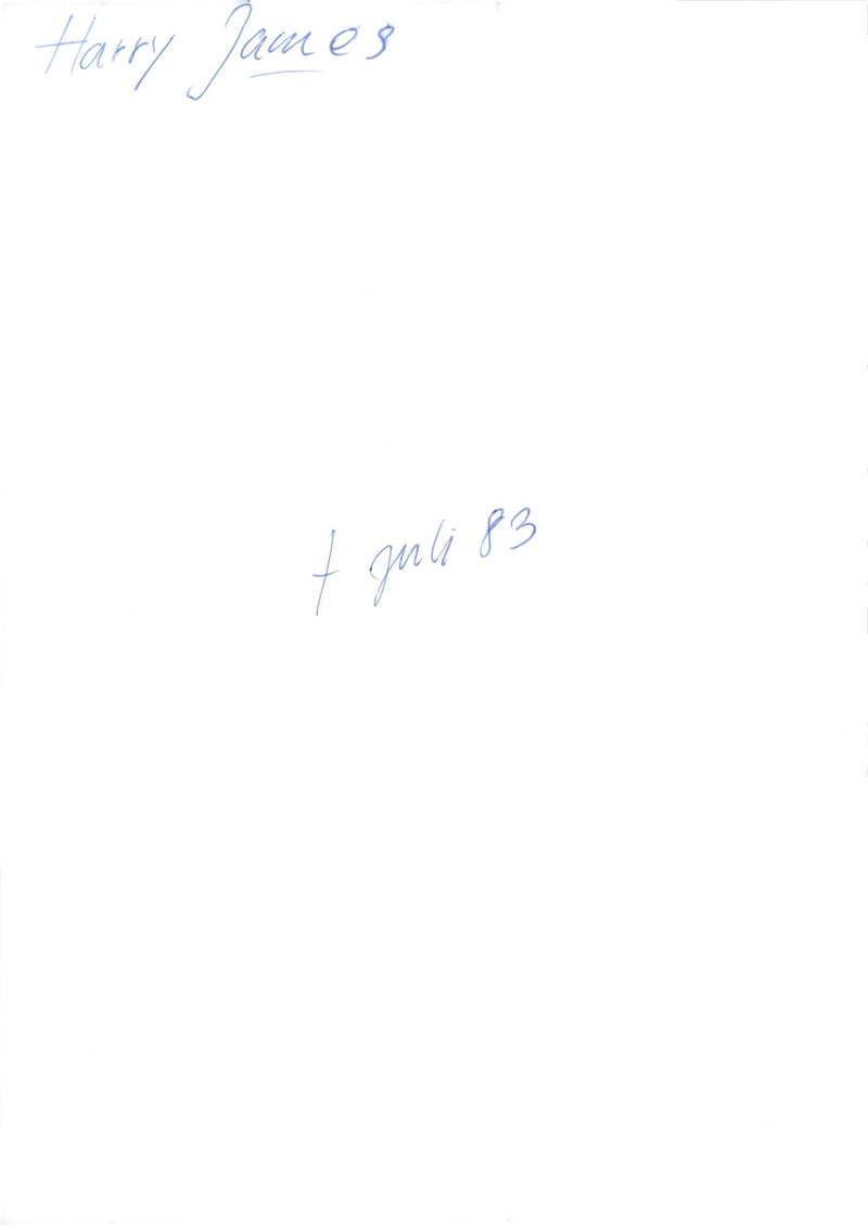 American musician Harry James plays his trumpet in 1950. - Vintage Photograph