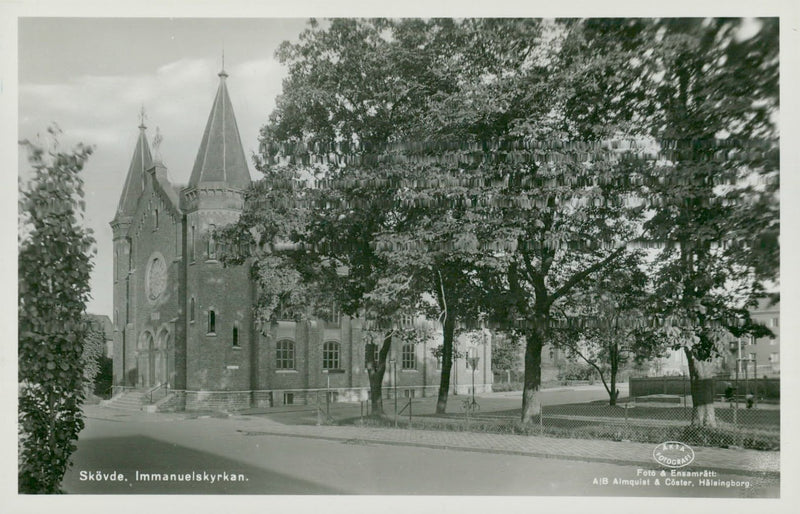 Immanuel church, Skövde - Vintage Photograph