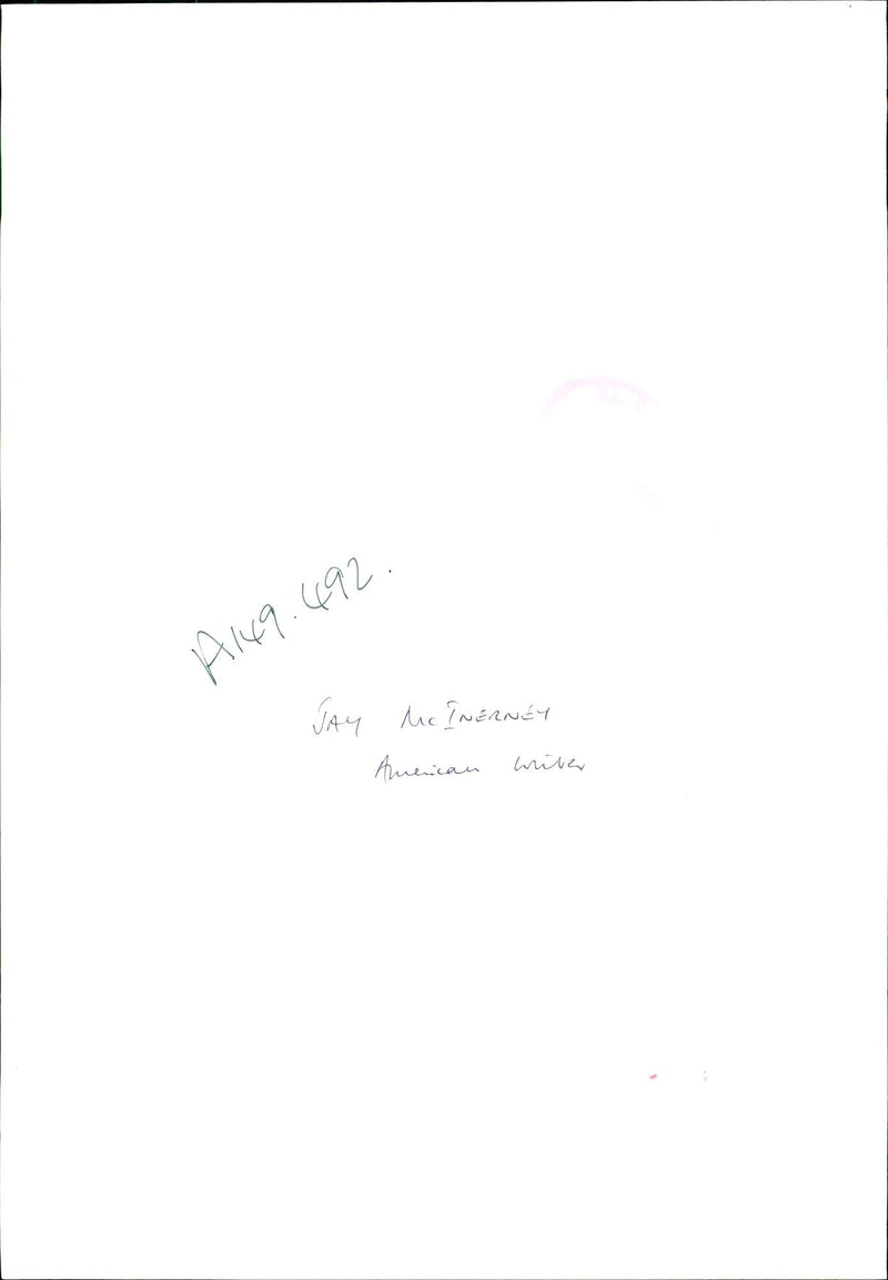 Jay McInerney - Vintage Photograph