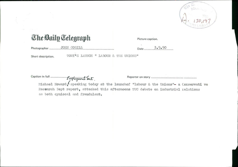 Michael Howard - Vintage Photograph