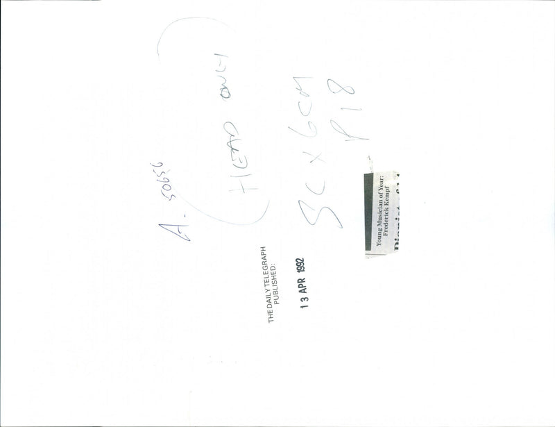 1992 FREDDY KEMPF FREDERICK BEAT THREE OTH MUSICIAN PUBLISHED PRESS ROYAL - Vintage Photograph