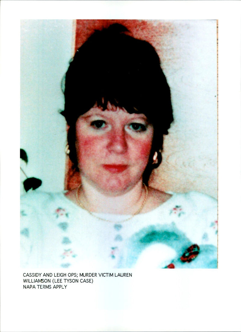 CASSIDY AND LEIGH OPS MURDER VICTIM LAUREN WILLIAMSON LEE TYSON - Vintage Photograph