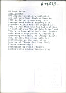 Suzi Quatro - Vintage Photograph