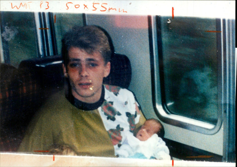 1992 HARRY GURNEY WAS BABY MURDERER WHO KILLED HIS OLD BAILEY DEATH PUBLISHED - Vintage Photograph