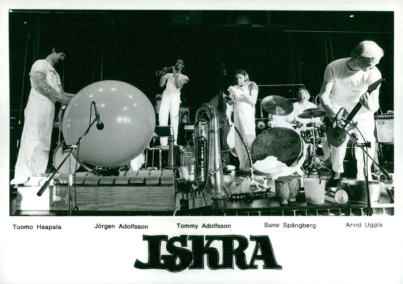 Iskra, music group - Vintage Photograph