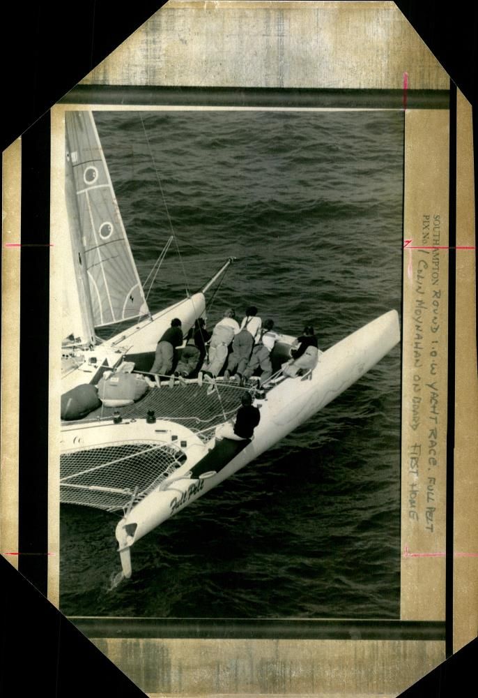 Ship Yacht Full Pelt - Vintage Photograph