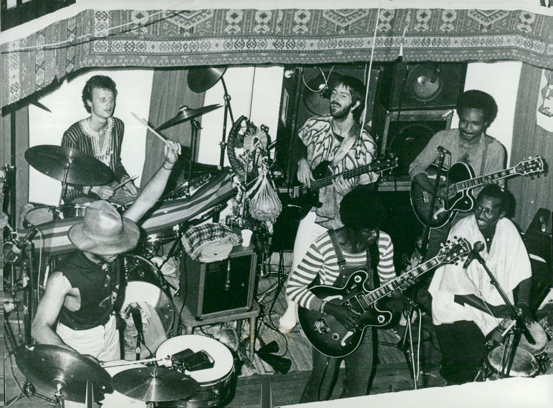 Ahmadu Jarr, musician - Vintage Photograph