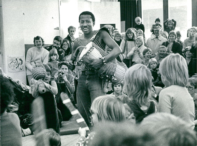 Ahmadu Jarr, musician - Vintage Photograph