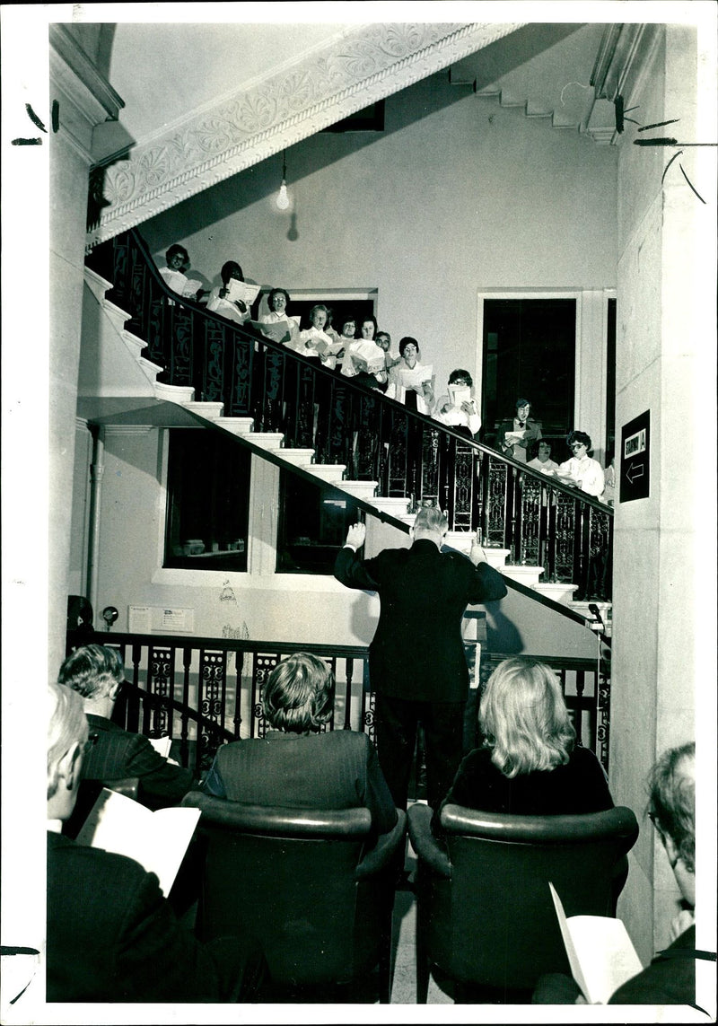 London: Old Home Office: Home Office Musical Society. - Vintage Photograph