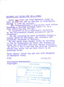 Portrait Peter Jay Diplomat and Wife Margaret at Heathrow Airport. - Vintage Photograph