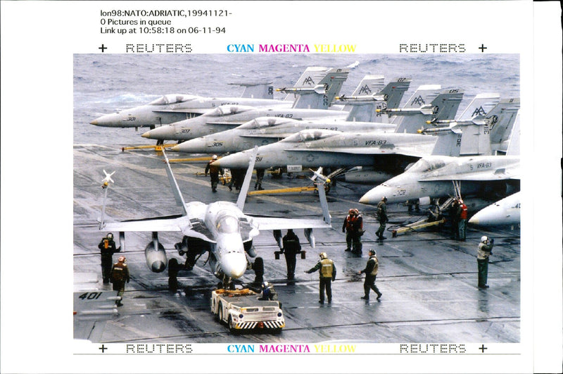 1994 WERE USED NATO TTACK AGAINST HTE UDBINA AIRFIELD WRITER COUNTRY - Vintage Photograph