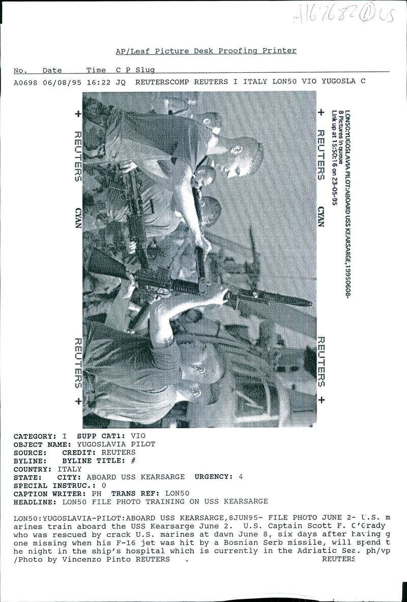 Croatia War vs Un - Vintage Photograph